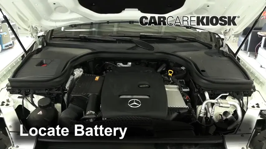 2018 Mercedes-Benz GLC300 4Matic 2.0L 4 Cyl. Turbo Battery Replace